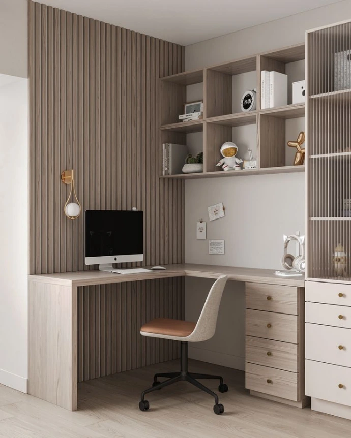 Custom-made wooden furniture for home interiors